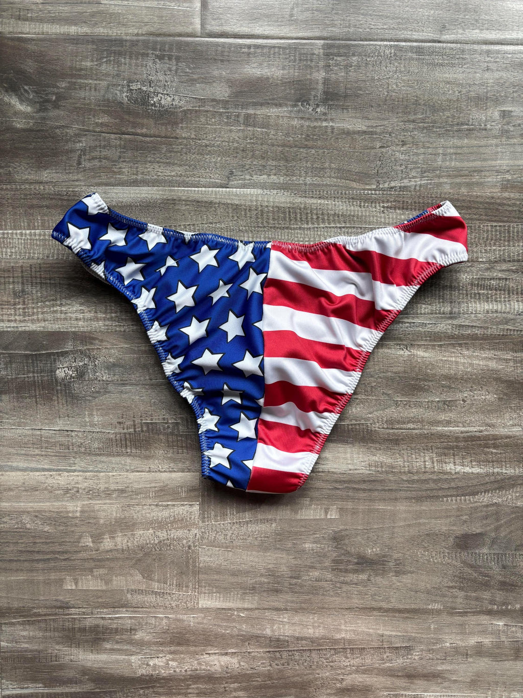 Custom Men's Classic Physique Posing Trunks - American Flag