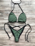 Practice Posing Suit - Matte Army Green