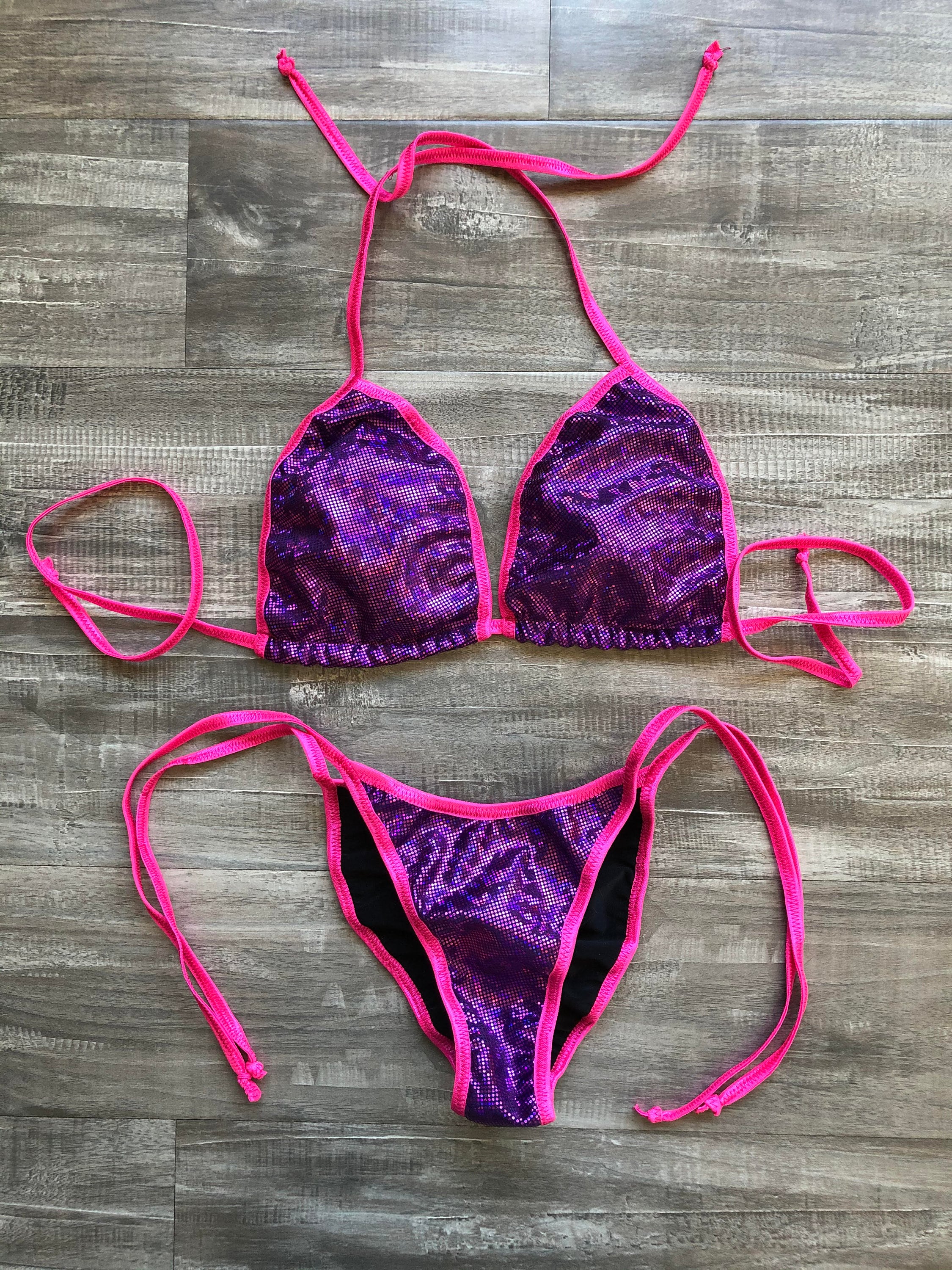 Practice Posing Suit -Dark Fuchsia