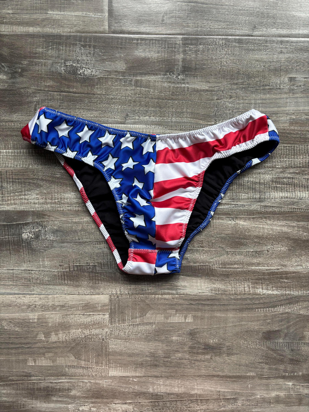 Custom Men's Classic Physique Posing Trunks - American Flag