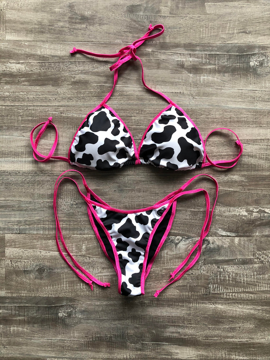 Practice Posing Suit - Cow Print - NPC IFBB OCB