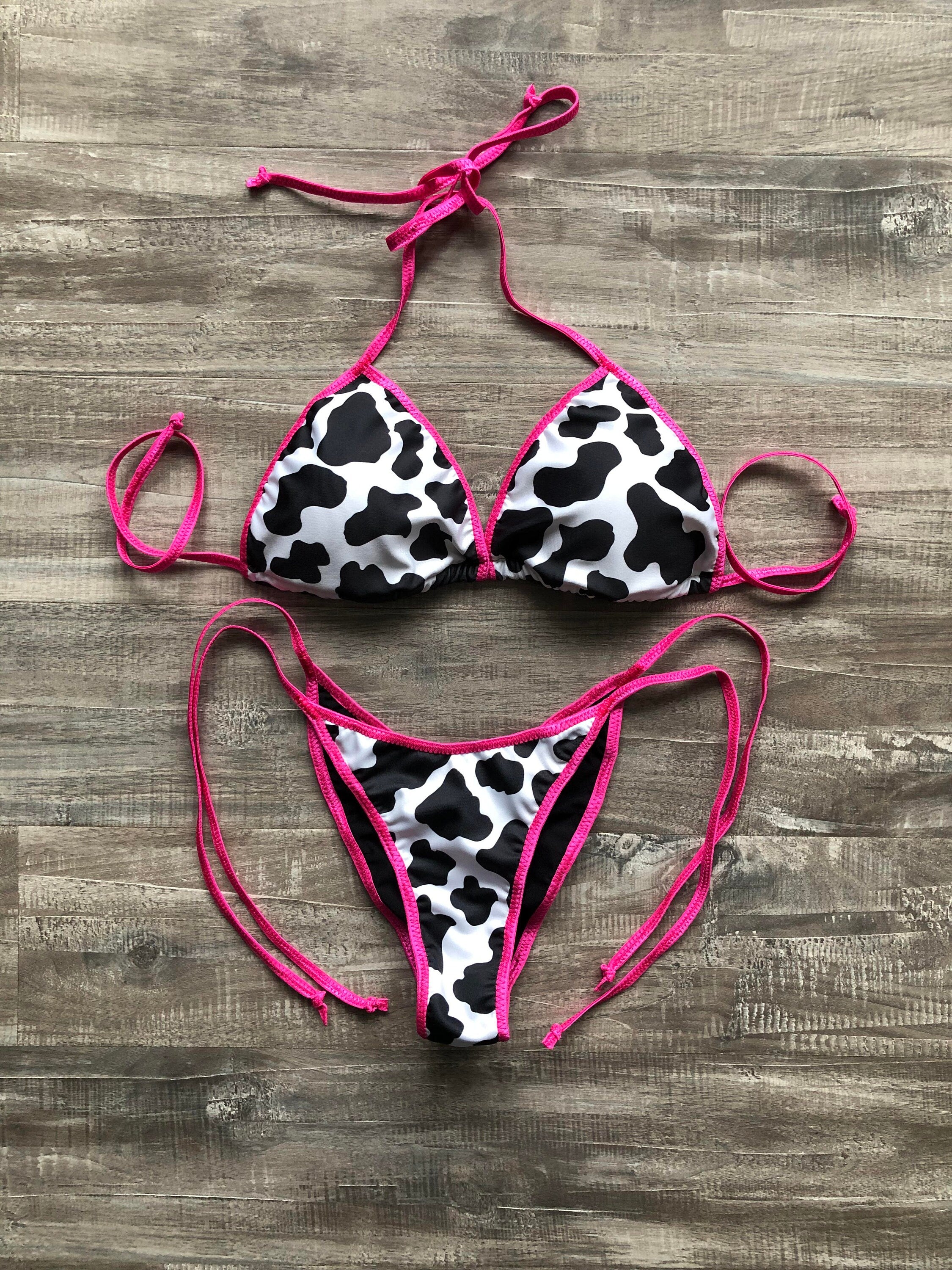 Practice Posing Suit - Cow Print - NPC IFBB OCB