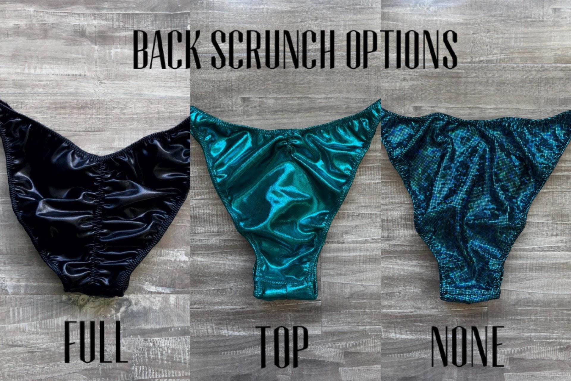 Custom Men's Bodybuilding Competition Trunks - Dark Teal
