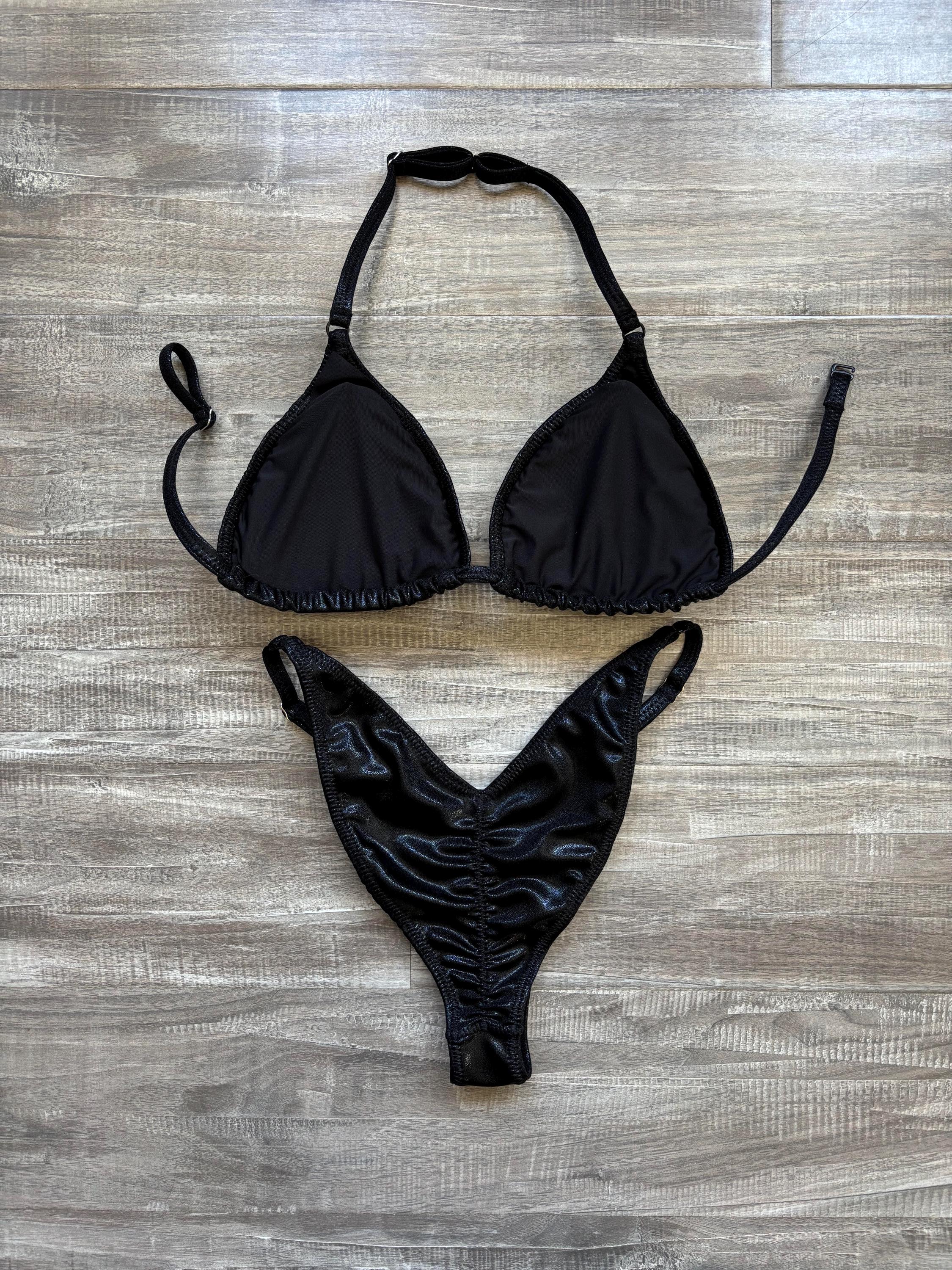 Fit Model Custom Competition Suit - Black Shimmer