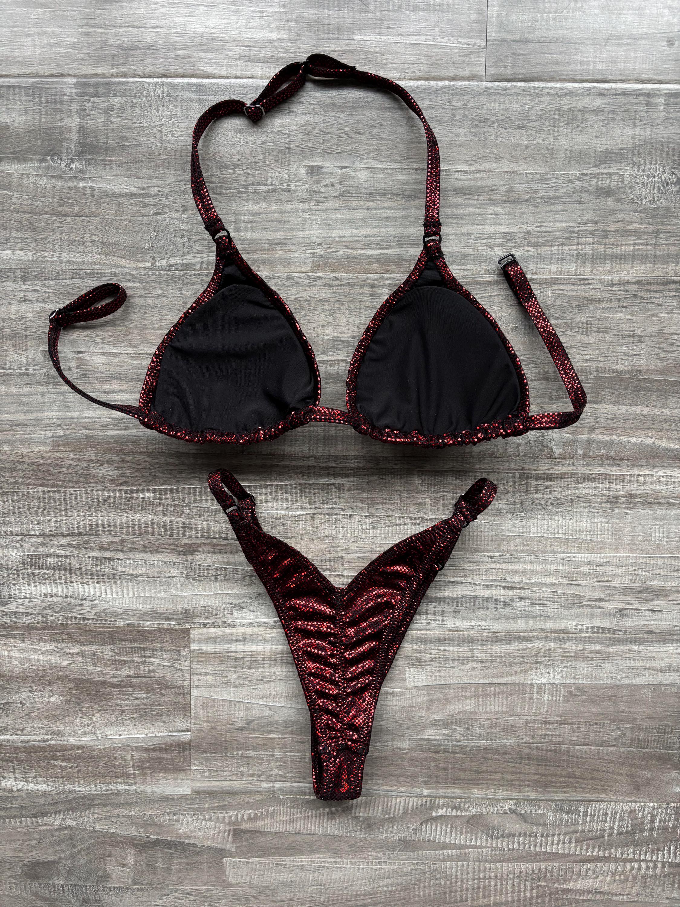 Practice Posing Suit - Maroon