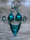 Fit Model Custom Competition Suit - Dark Teal Shimmer