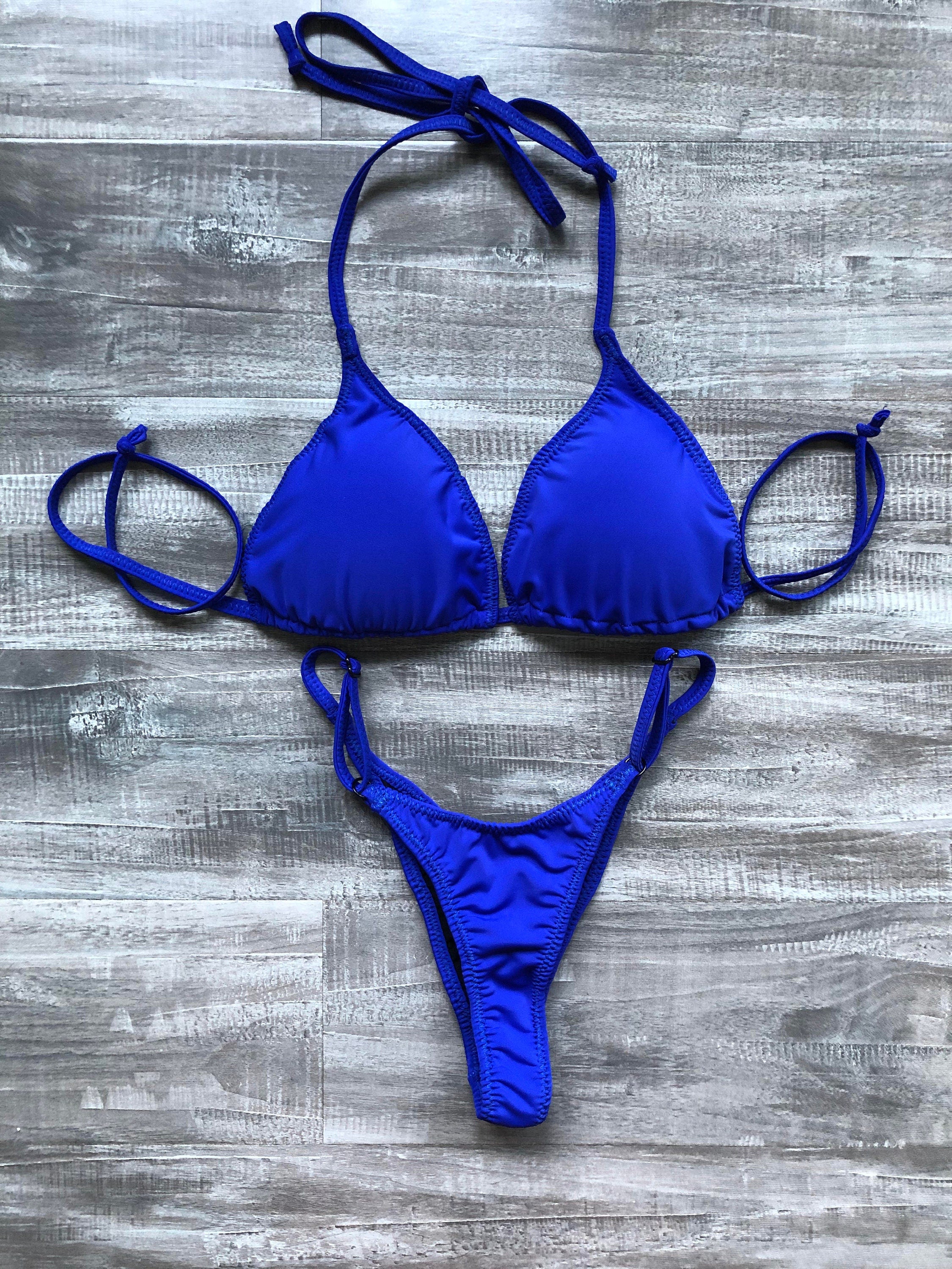 Practice Posing Suit  - Matte Cobalt Blue