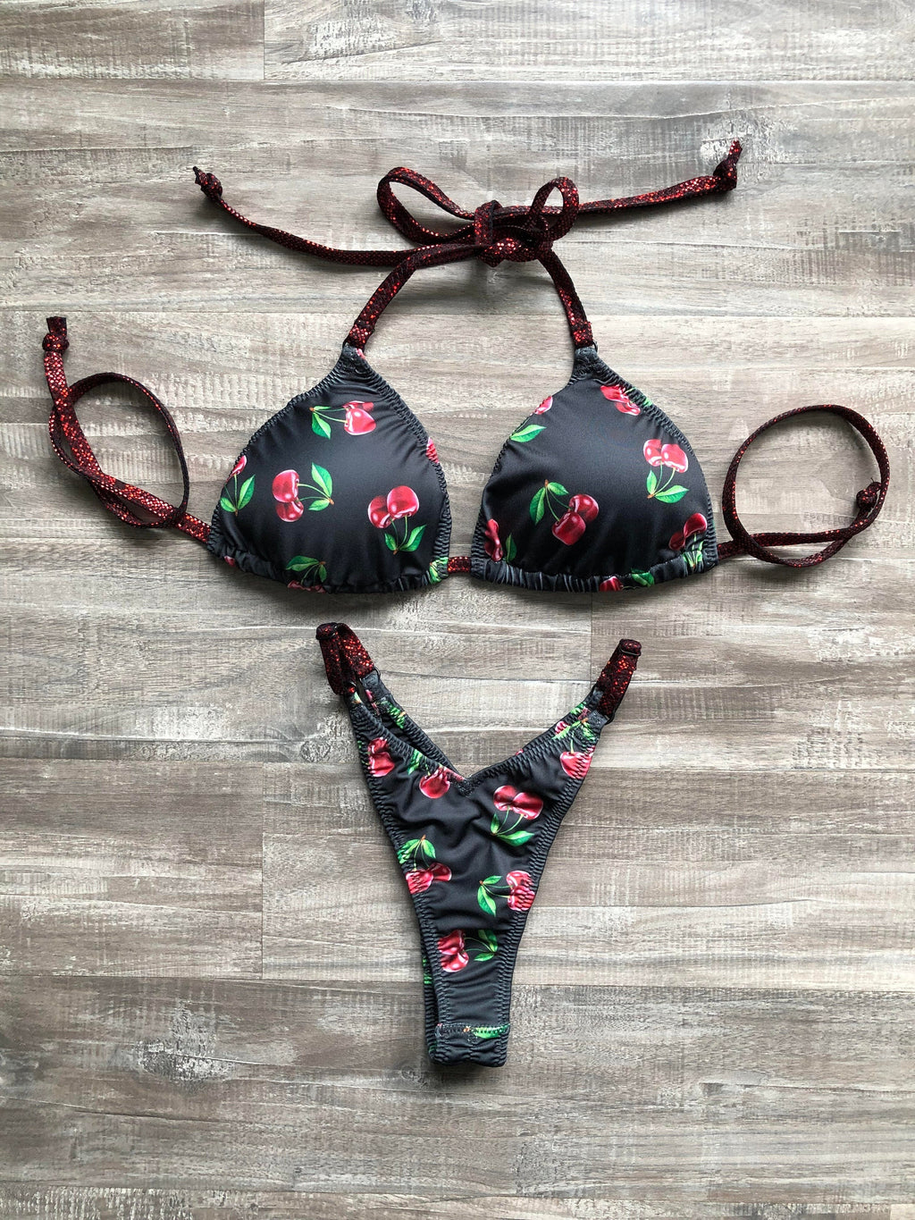 Practice Posing Suit - Cherries