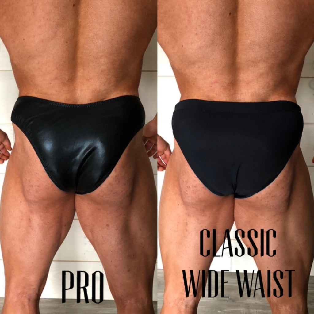 Custom Men's Classic Physique Posing Trunks - American Flag