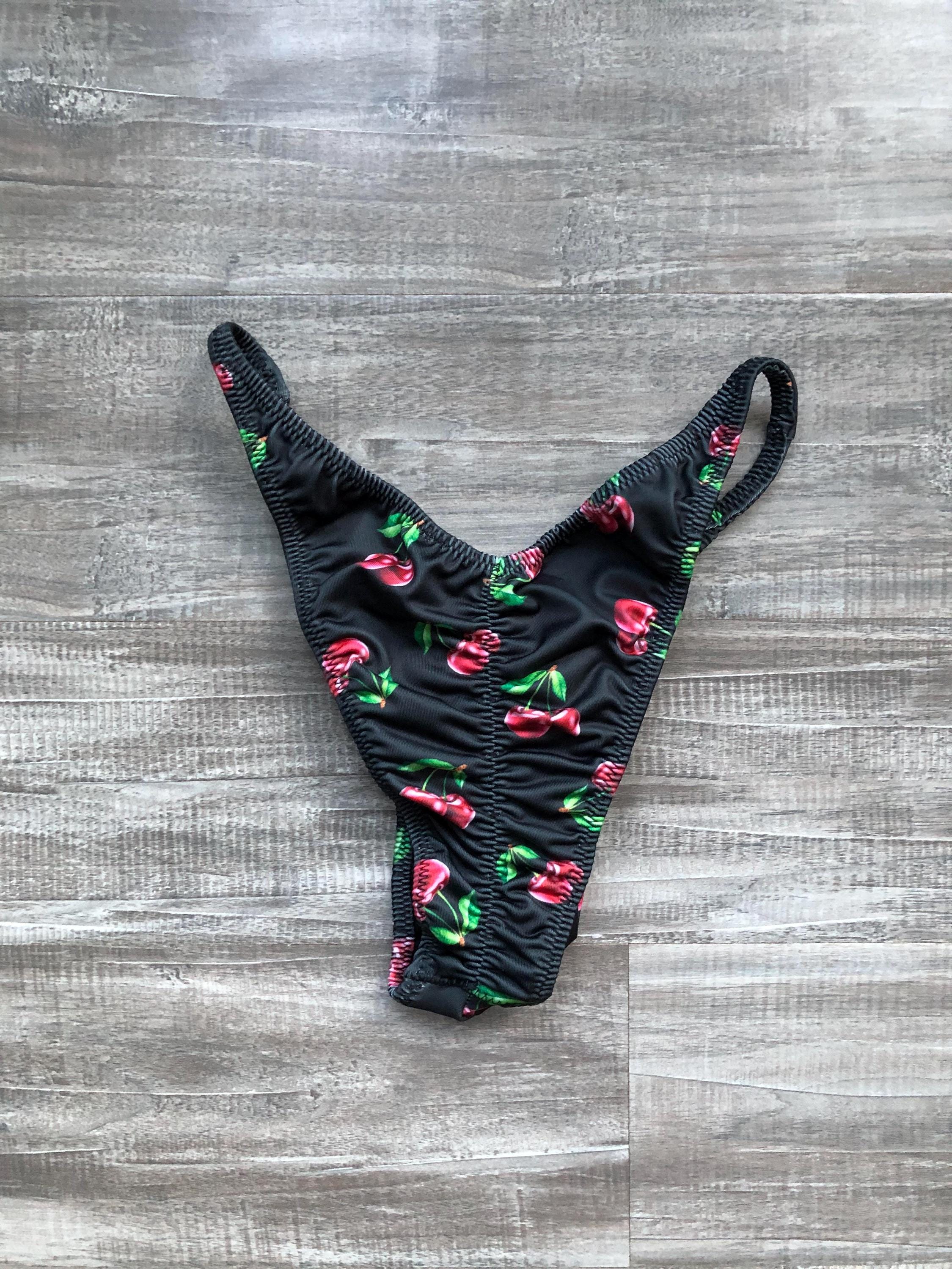 Custom Men's Bodybuilding Competition Trunks - Cherries