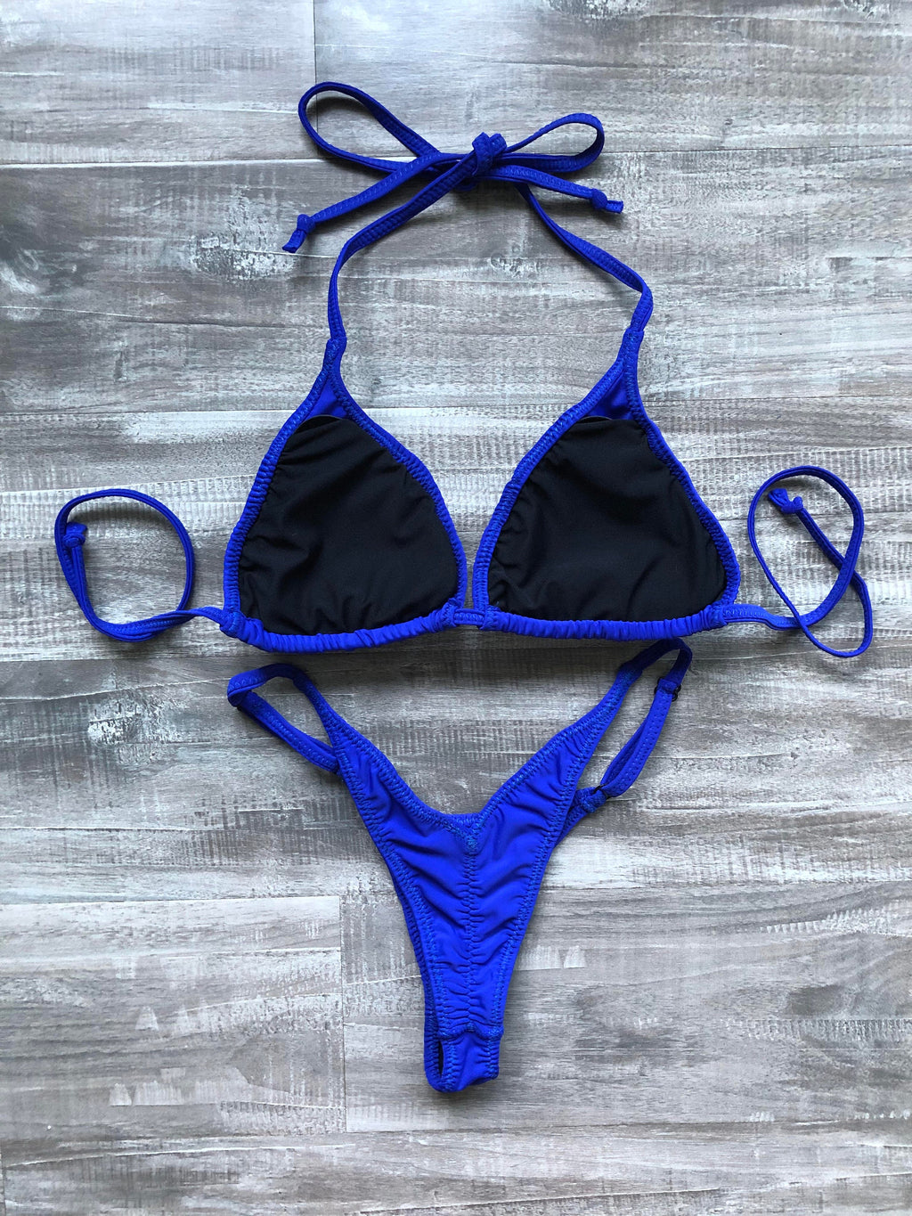 Practice Posing Suit  - Matte Cobalt Blue