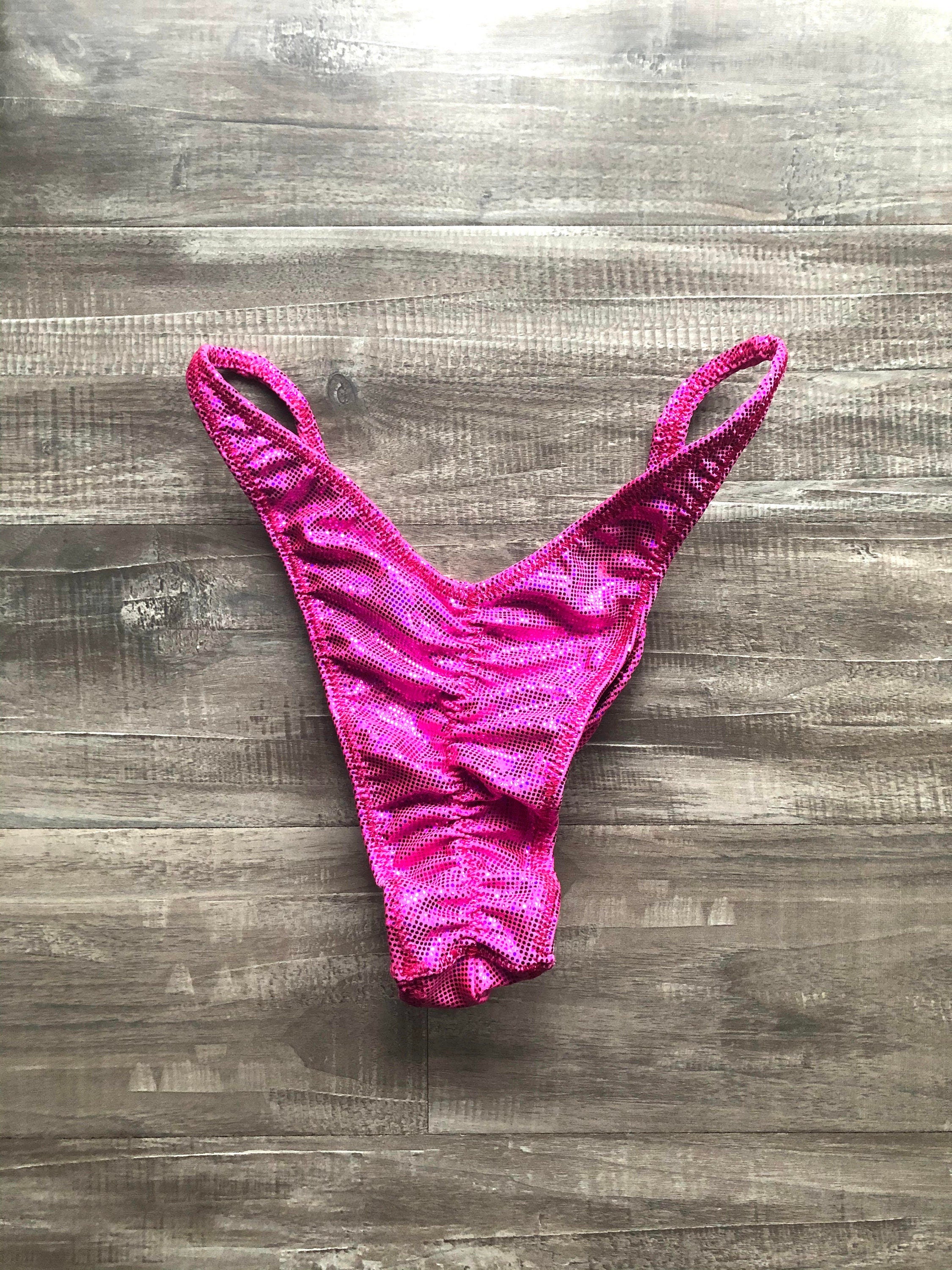 Custom Men's Bodybuilding Competition Trunks - Light Pink