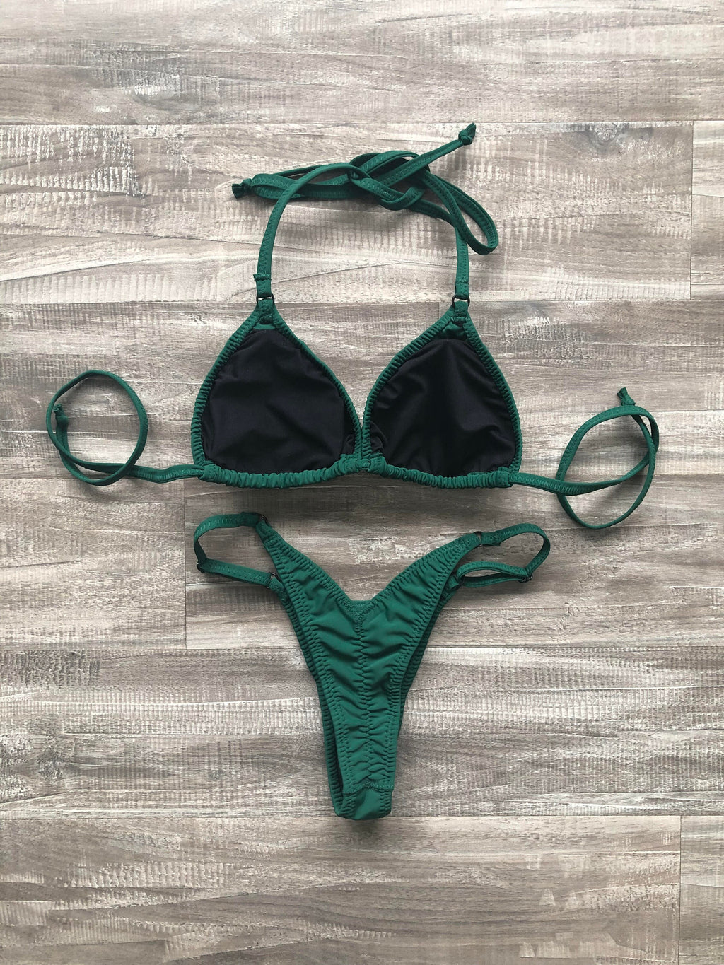 Practice Posing Suit - Matte Forest Green