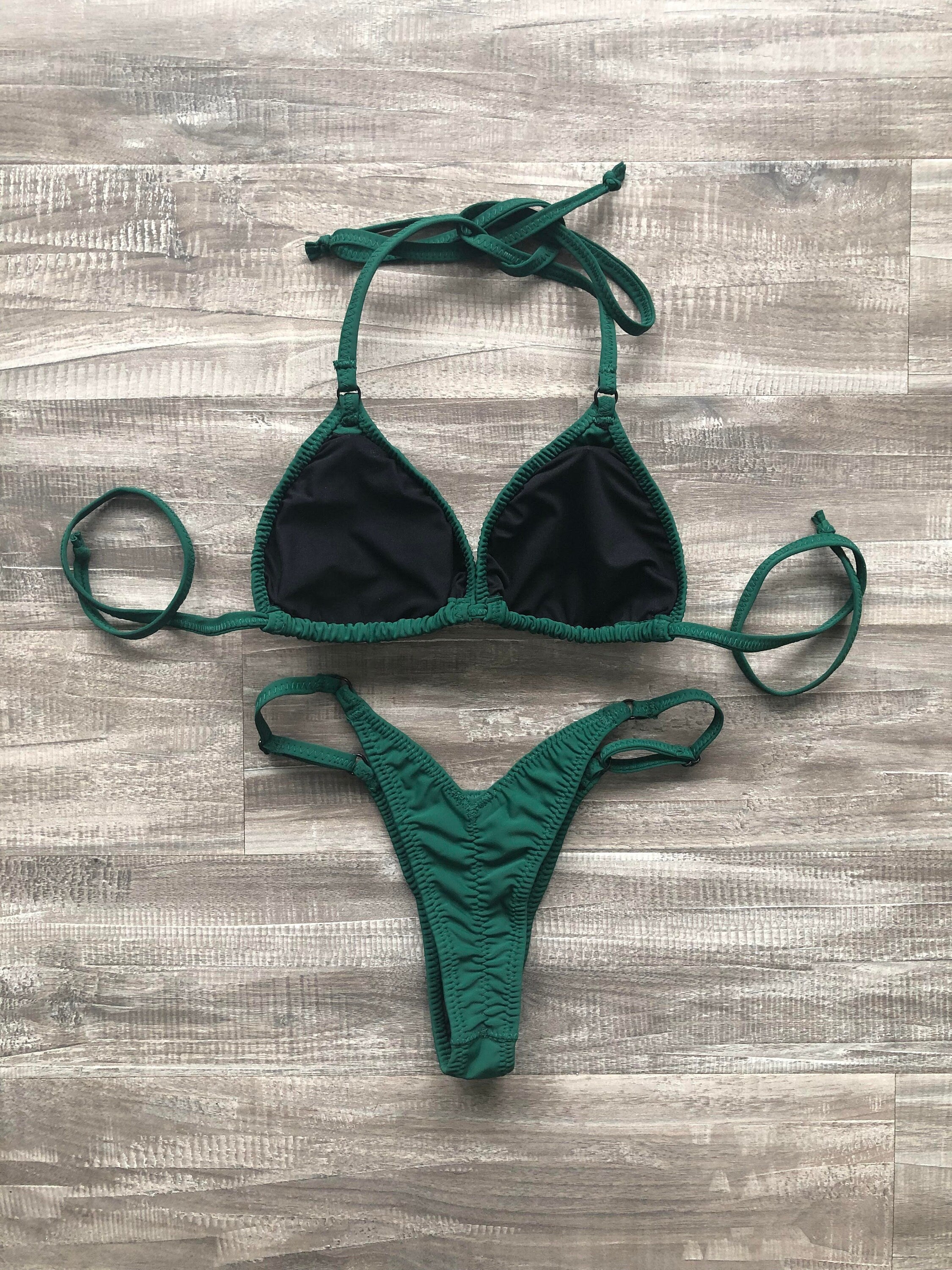 Practice Posing Suit - Matte Forest Green