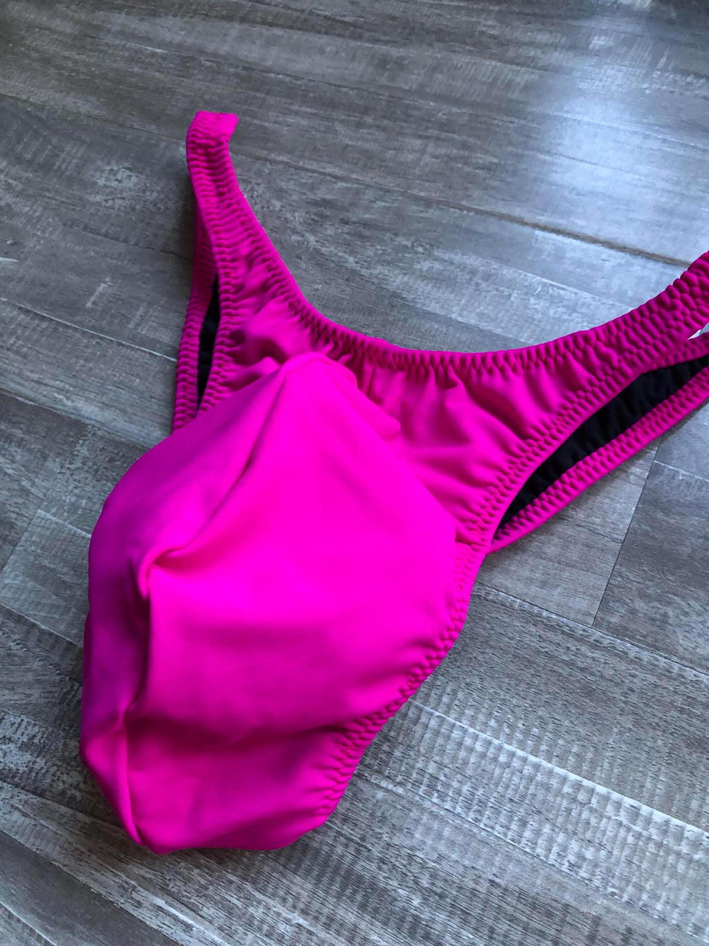 Custom Men's Bodybuilding Competition Trunks - Matte Hot Pink
