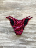 Custom Men's Bodybuilding Competition Trunks - Cranberry