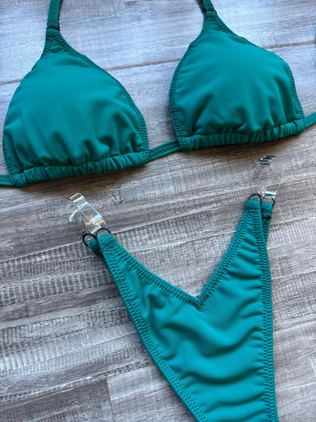 Practice Posing Suit - Matte Peacock