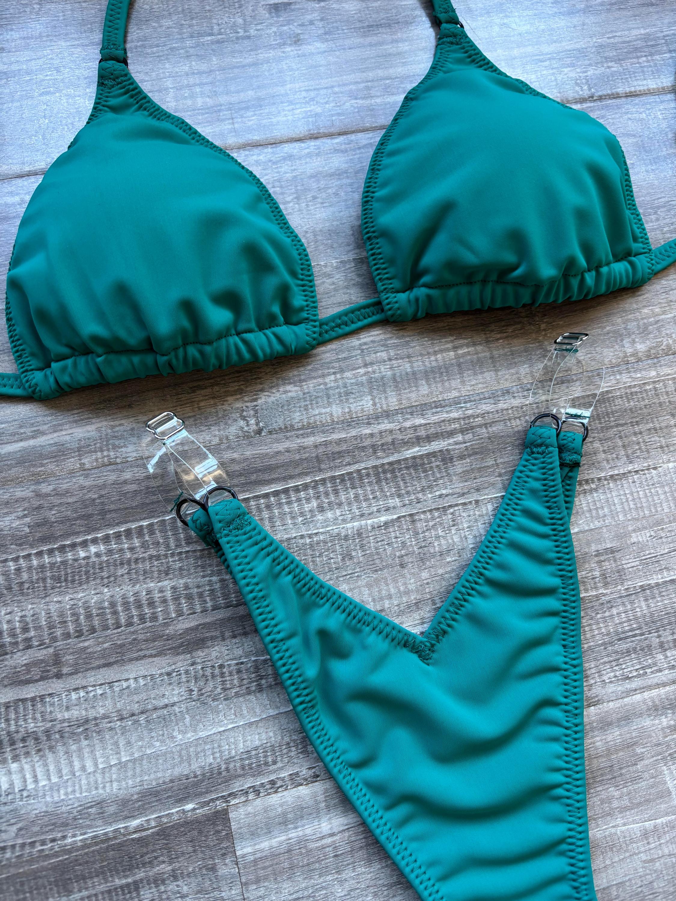 Practice Posing Suit - Matte Peacock