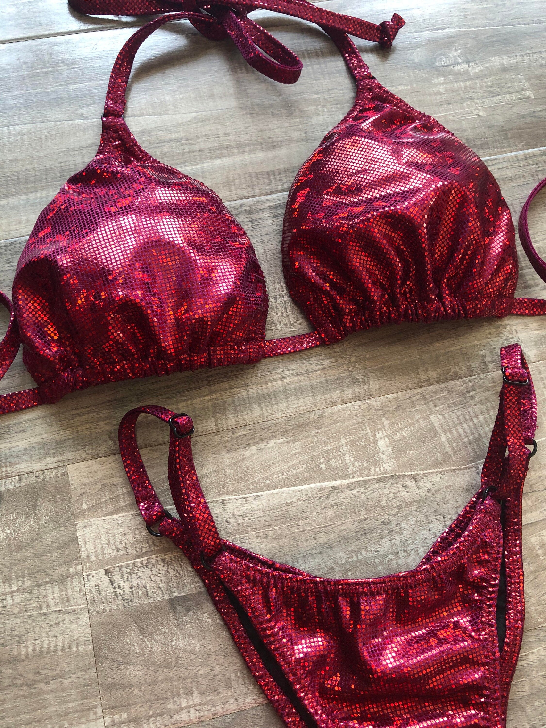 Practice Posing Suit - Cranberry