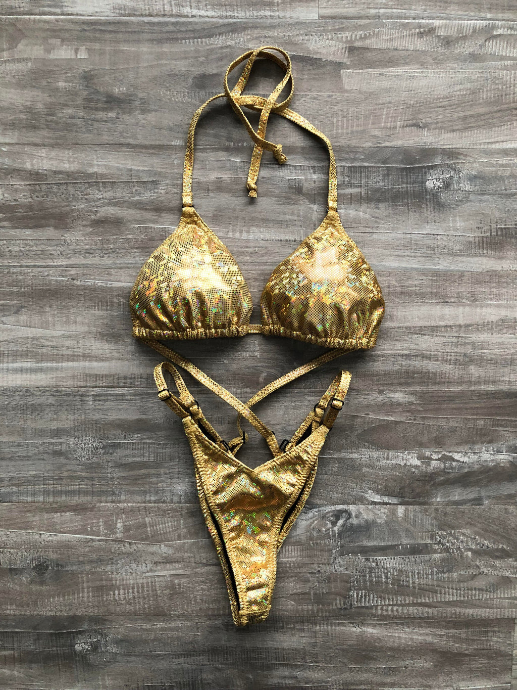 Practice Posing Suit - Gold