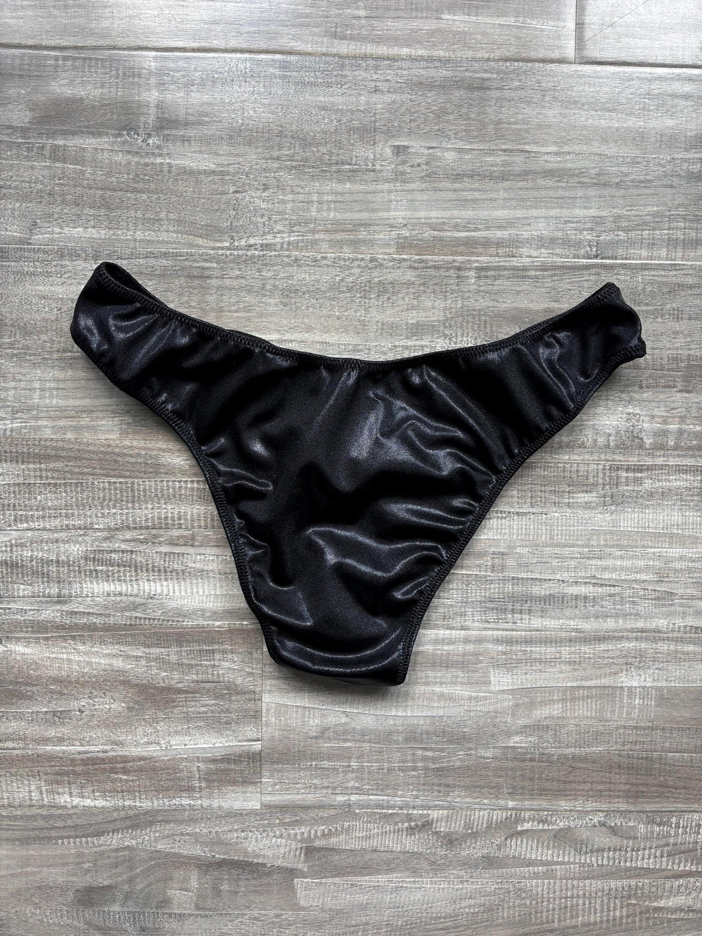 Custom Men's Classic Physique Competition Trunks - Black Shimmer