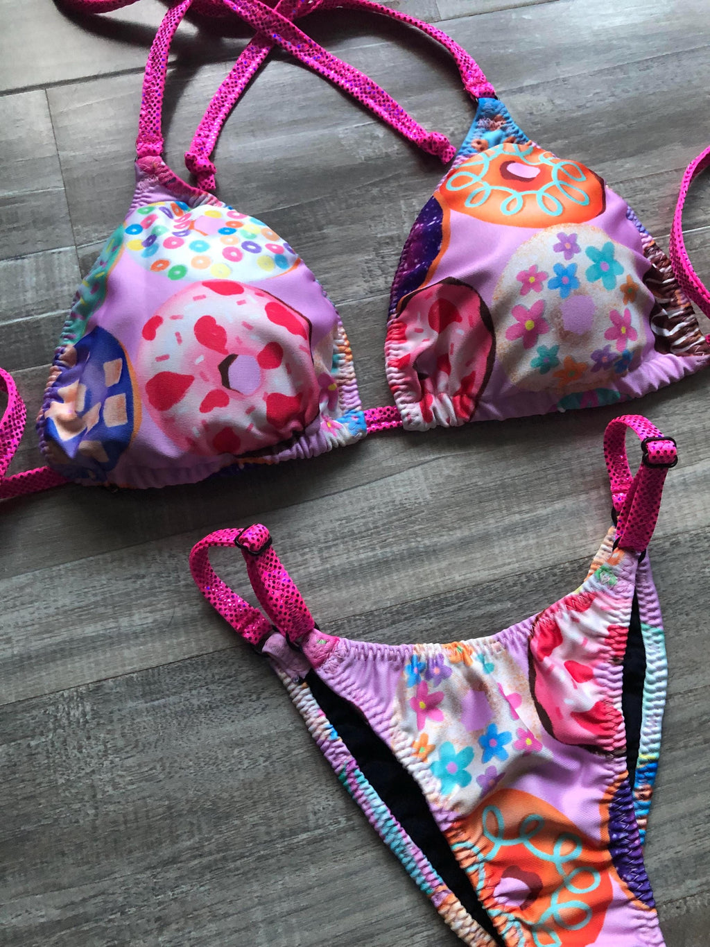 Practice Posing Suit - Pink Donuts