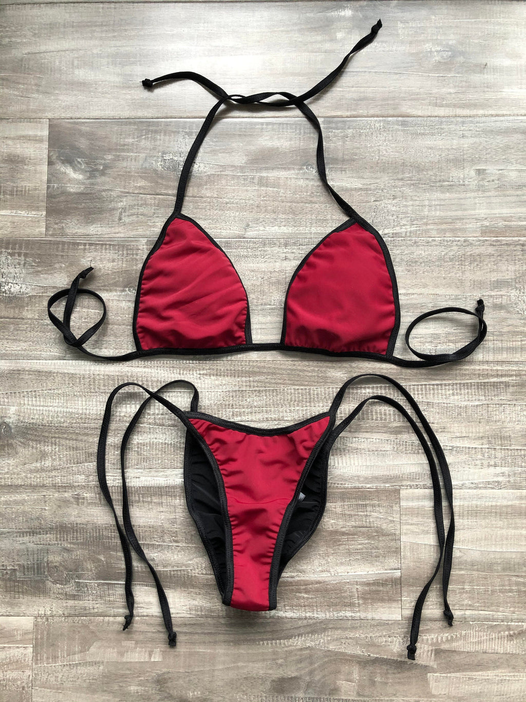 Practice Posing Suit - Matte Maroon