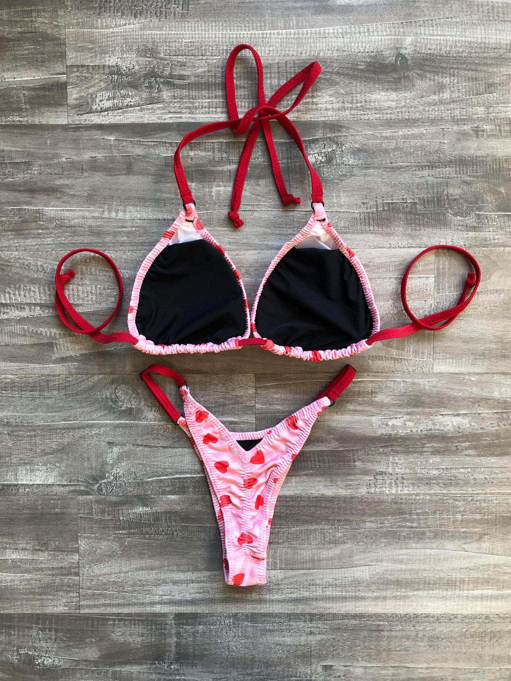 Practice Posing Suit - Valentine Hearts