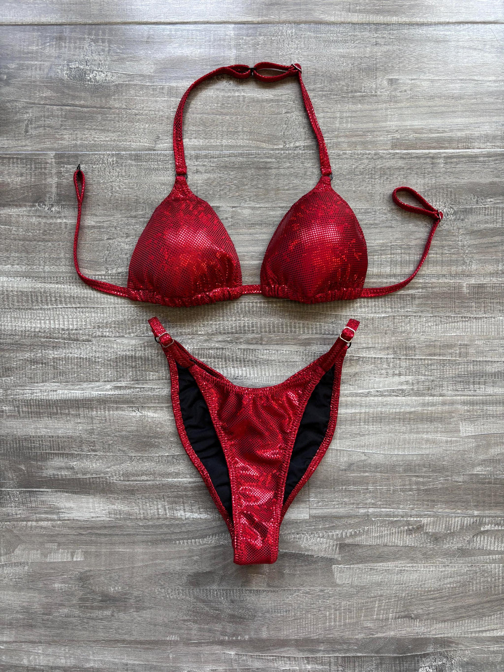 Fit Model Custom Competition Suit - Bright Red