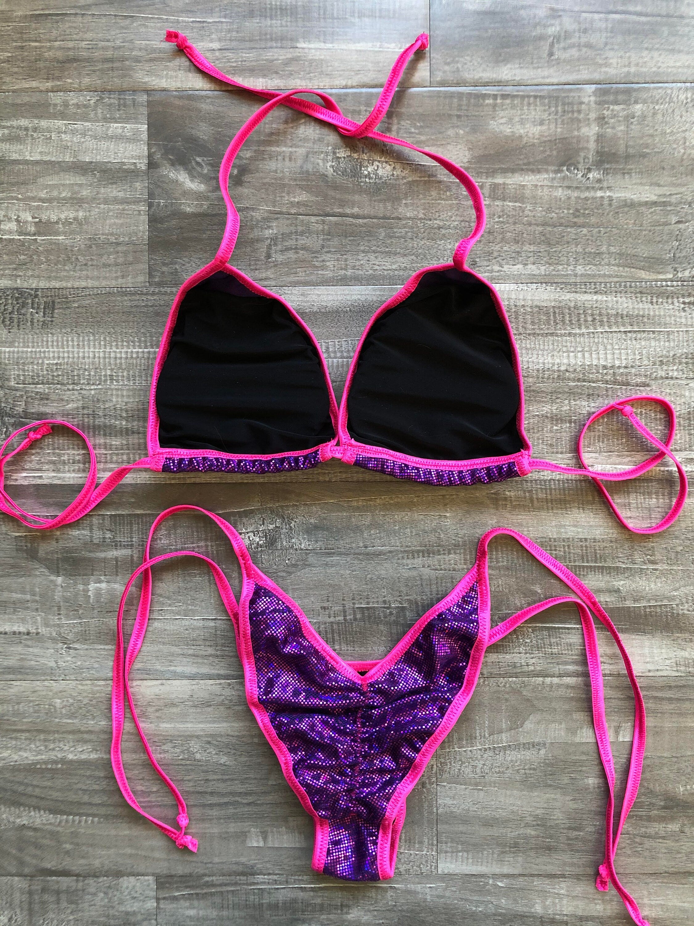 Practice Posing Suit -Dark Fuchsia