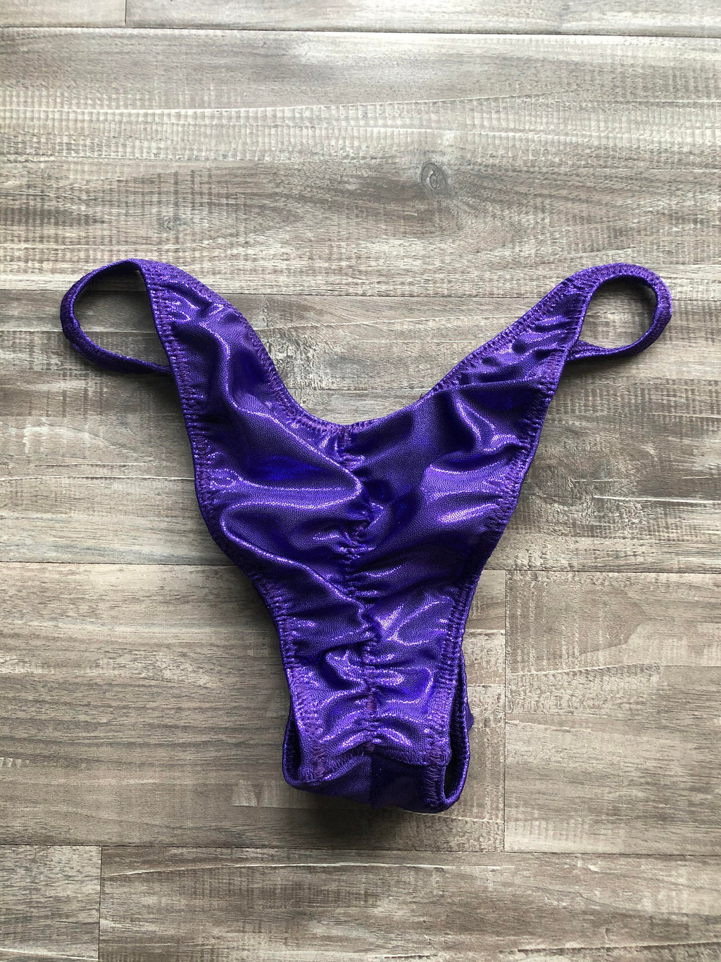 Custom Men's Bodybuilding Competition Trunks - Plum Purple