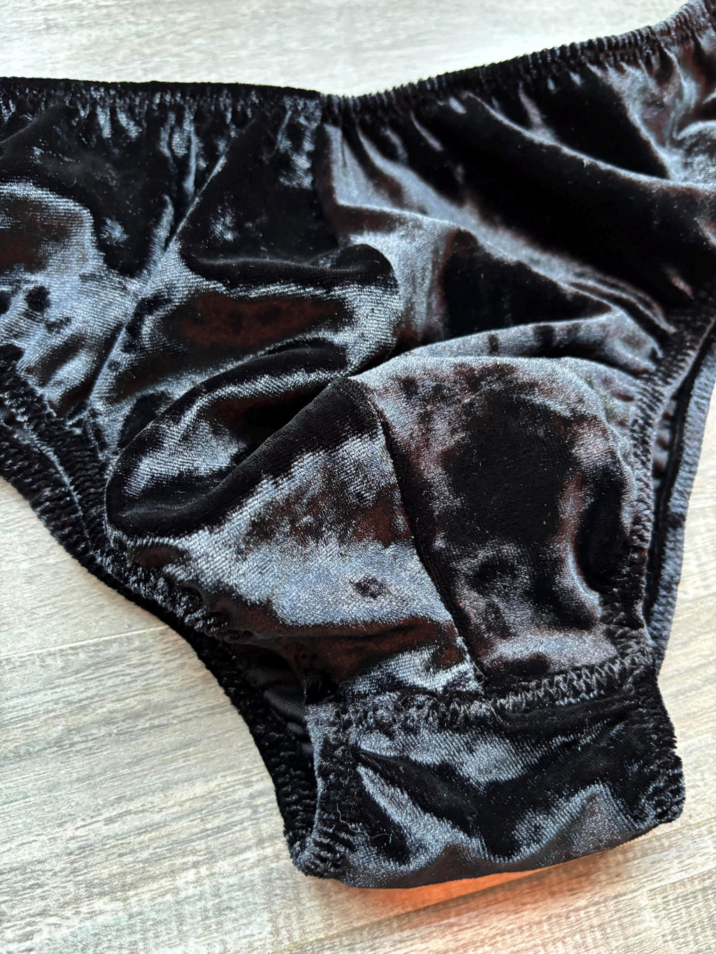 Custom Men's Classic Physique Competition Trunks - Black Velvet