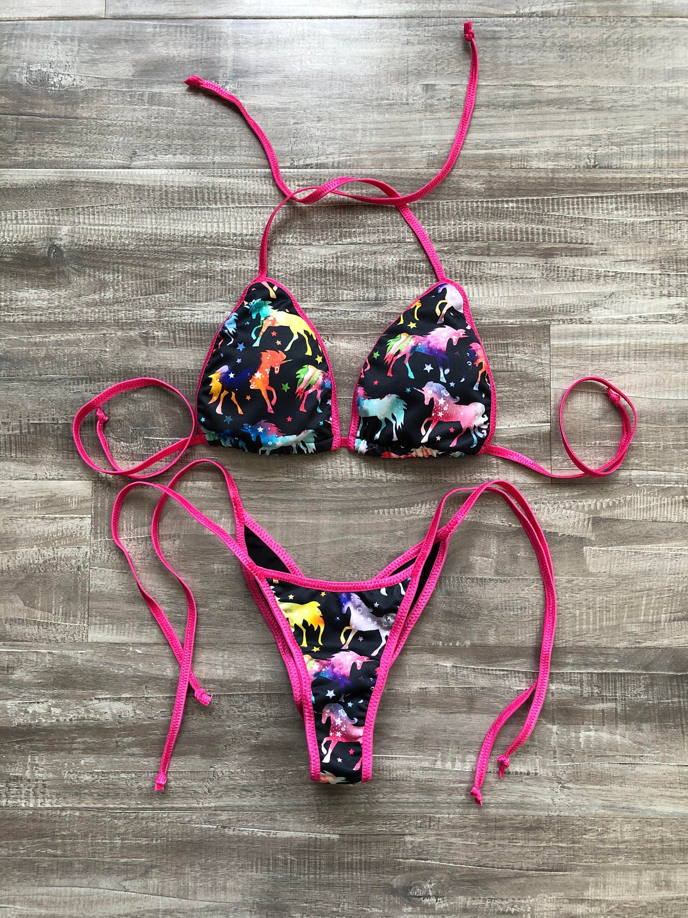 Practice Posing Suit - Rainbow Unicorns