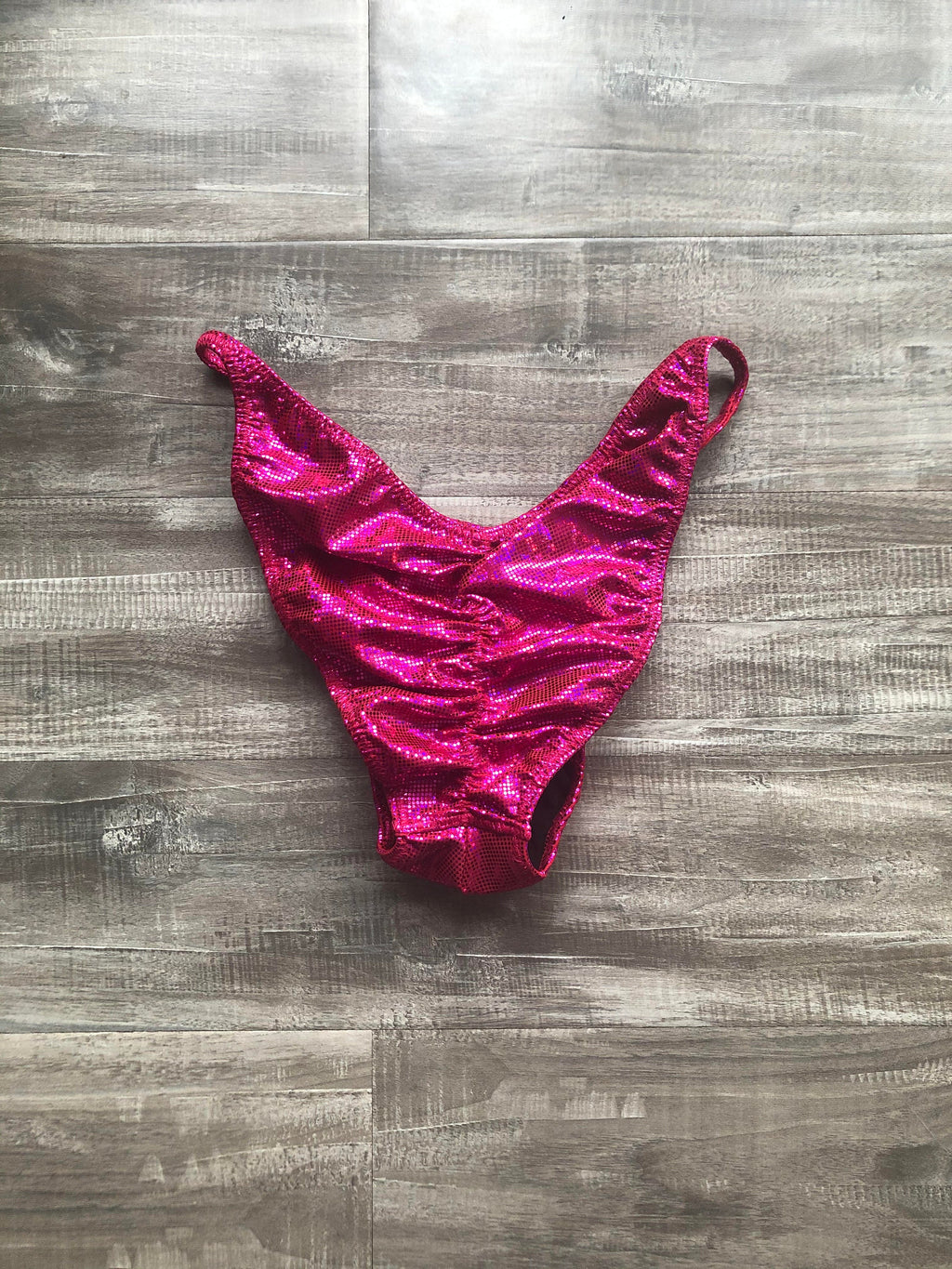 Custom Men's Bodybuilding Competition Trunks - Hot Pink