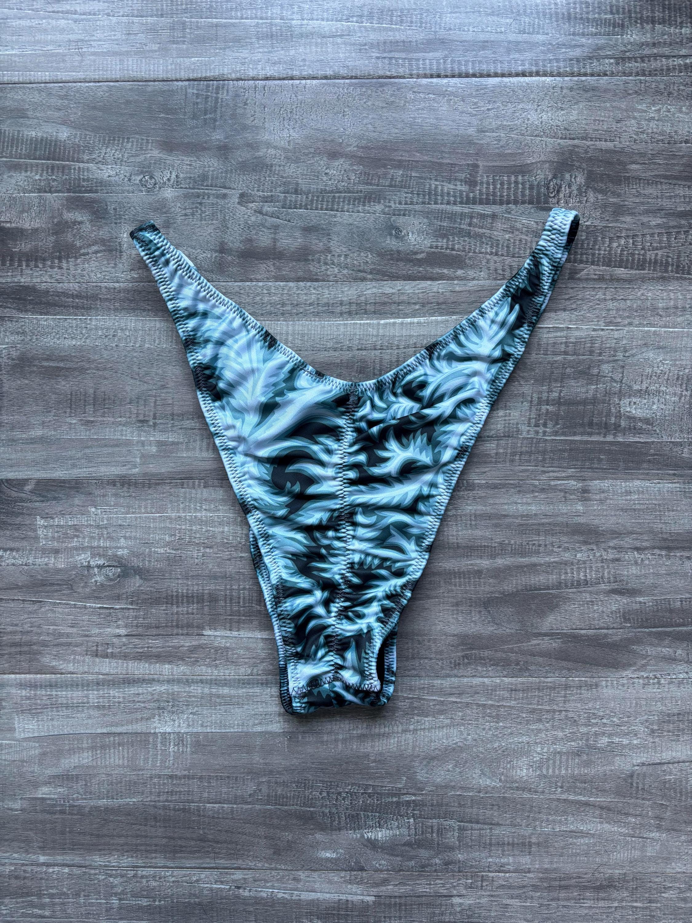 Custom Men's Bodybuilding Competition Trunks - Frosty Glass