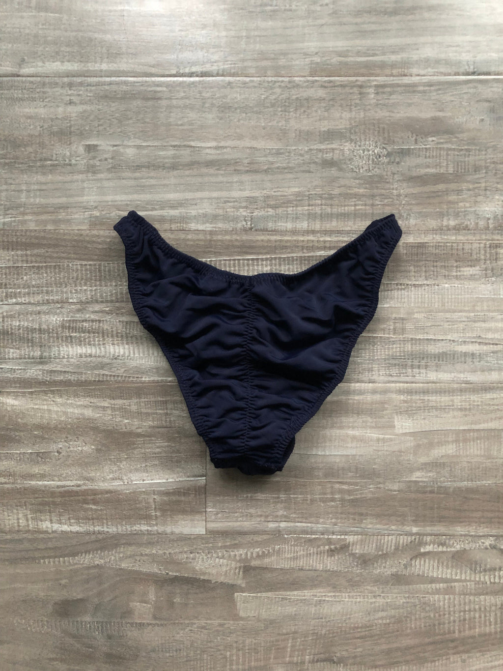 Custom Men's Bodybuilding Competition Trunks - Matte Navy Blue