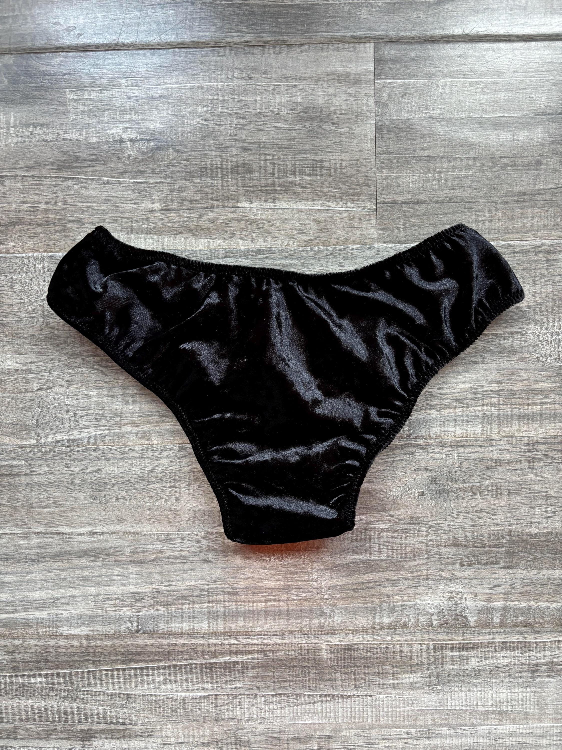 Custom Men's Classic Physique Competition Trunks - Black Velvet