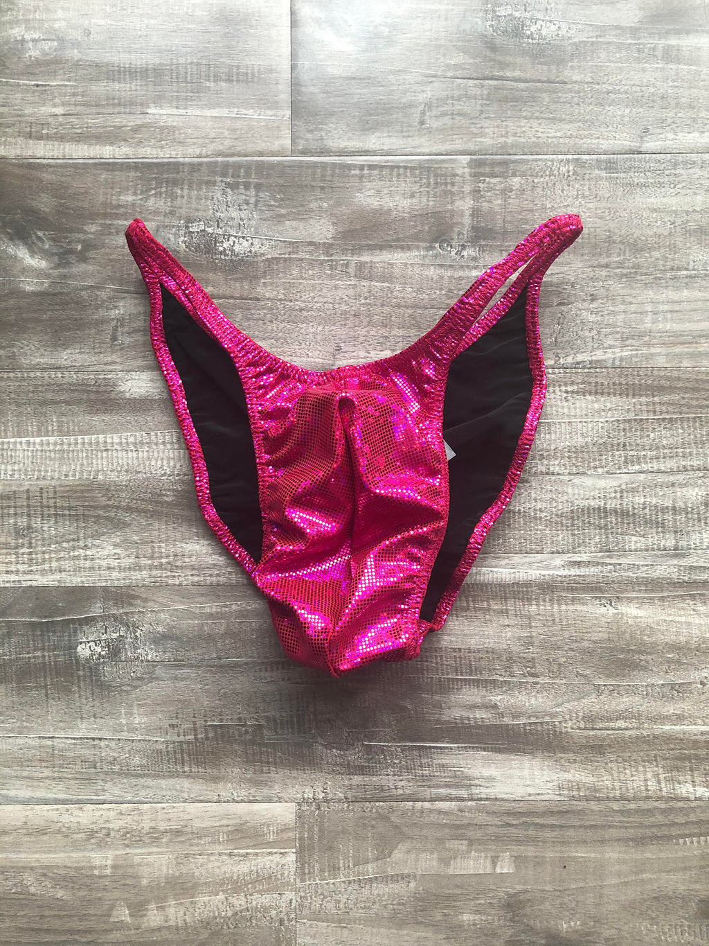 Custom Men's Bodybuilding Competition Trunks - Hot Pink