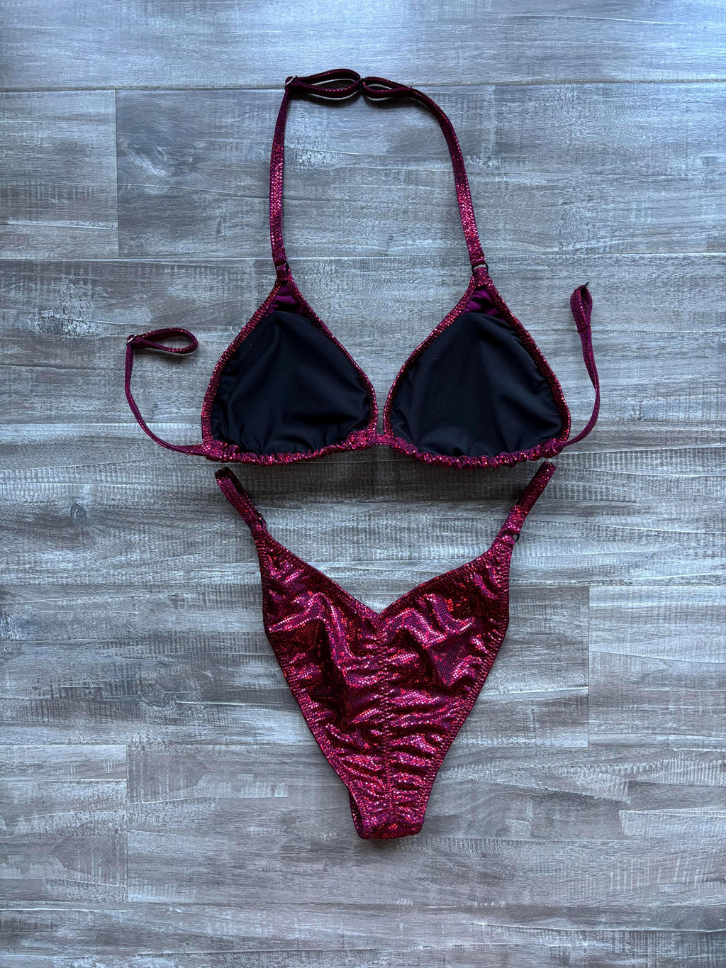 Fit Model Custom Competition Suit - Cranberry
