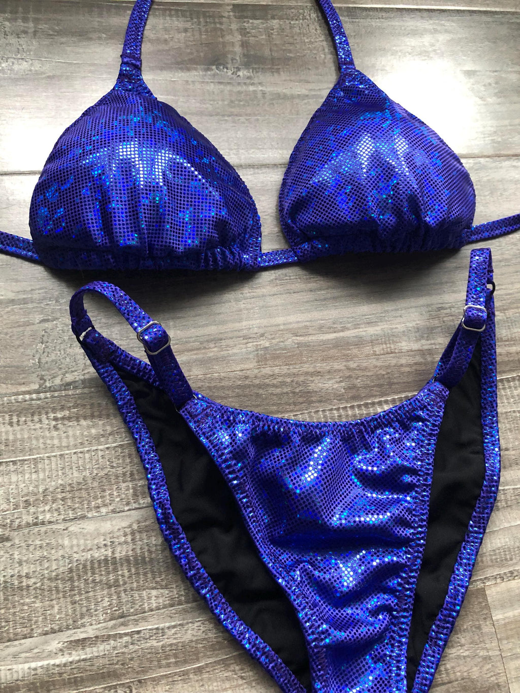 Fit Model Custom Competition Suit - Blue Purple