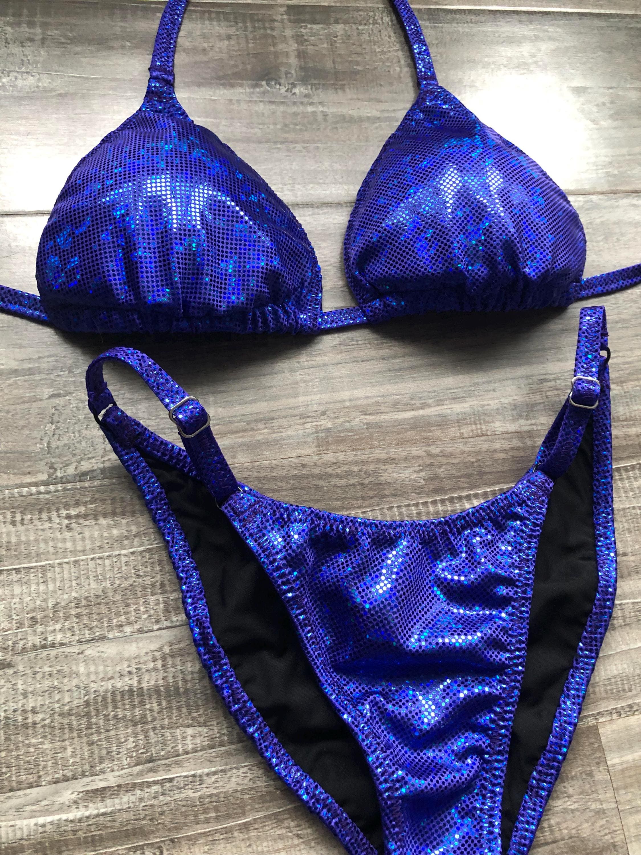 Fit Model Custom Competition Suit - Blue Purple
