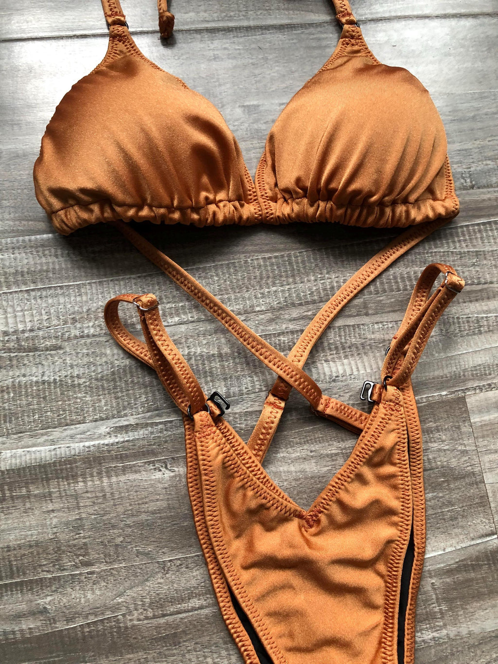 Practice Posing Suit - Golden Mud