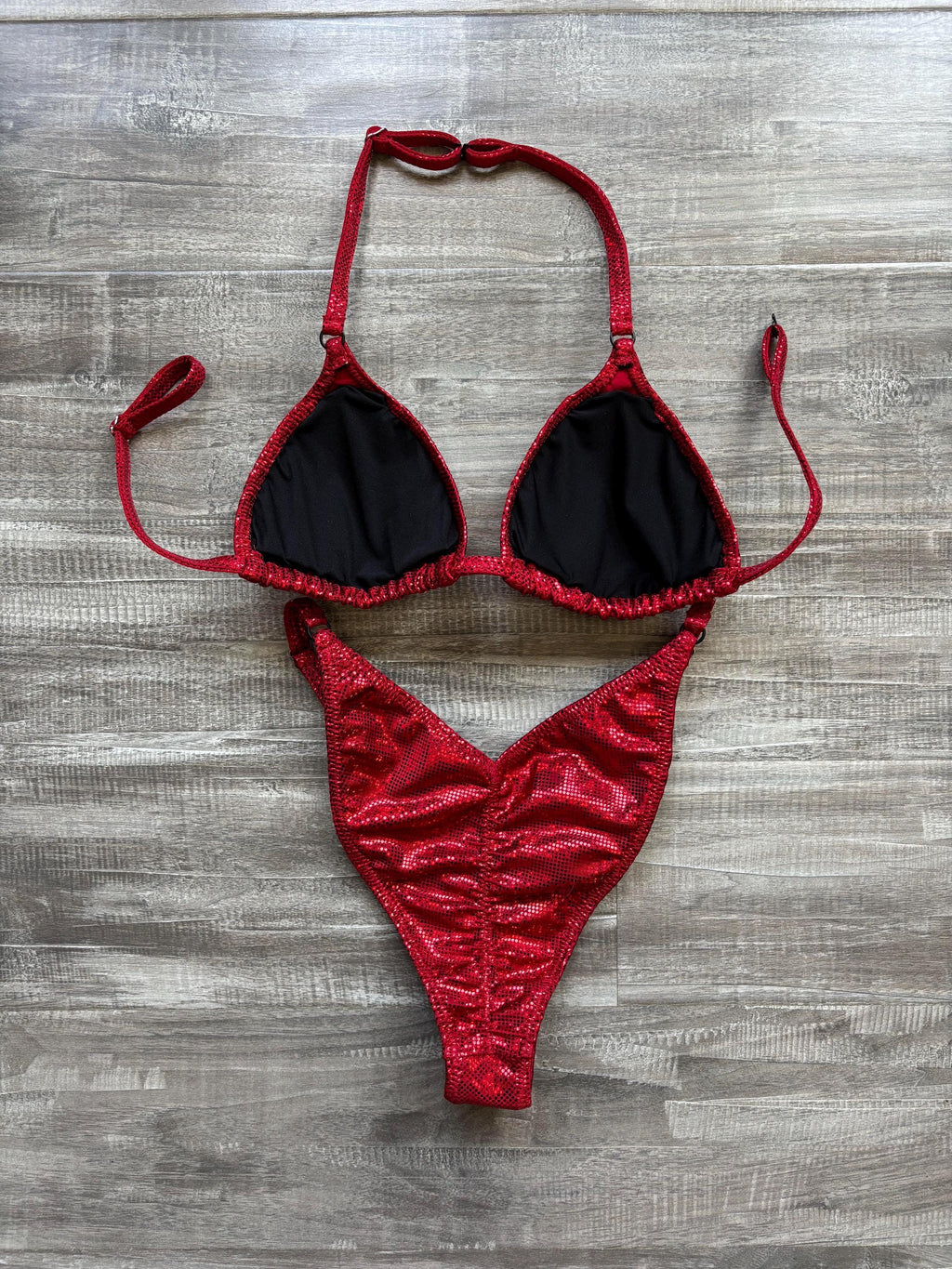 Fit Model Custom Competition Suit - Bright Red