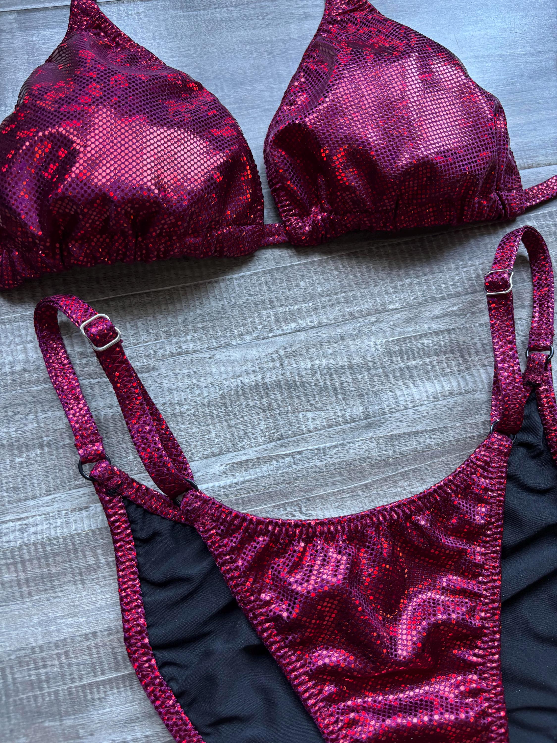 Fit Model Custom Competition Suit - Cranberry