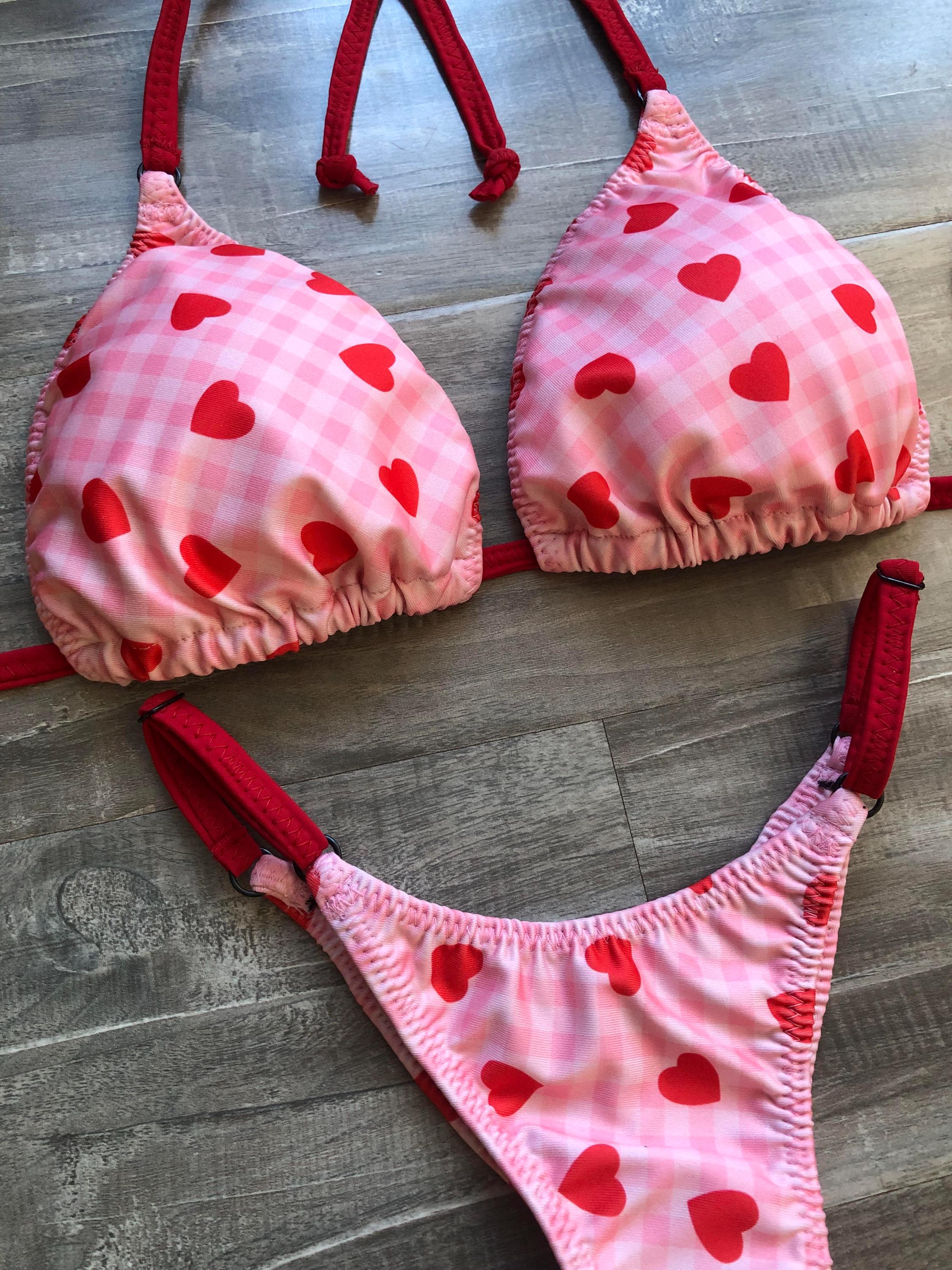Practice Posing Suit - Valentine Hearts