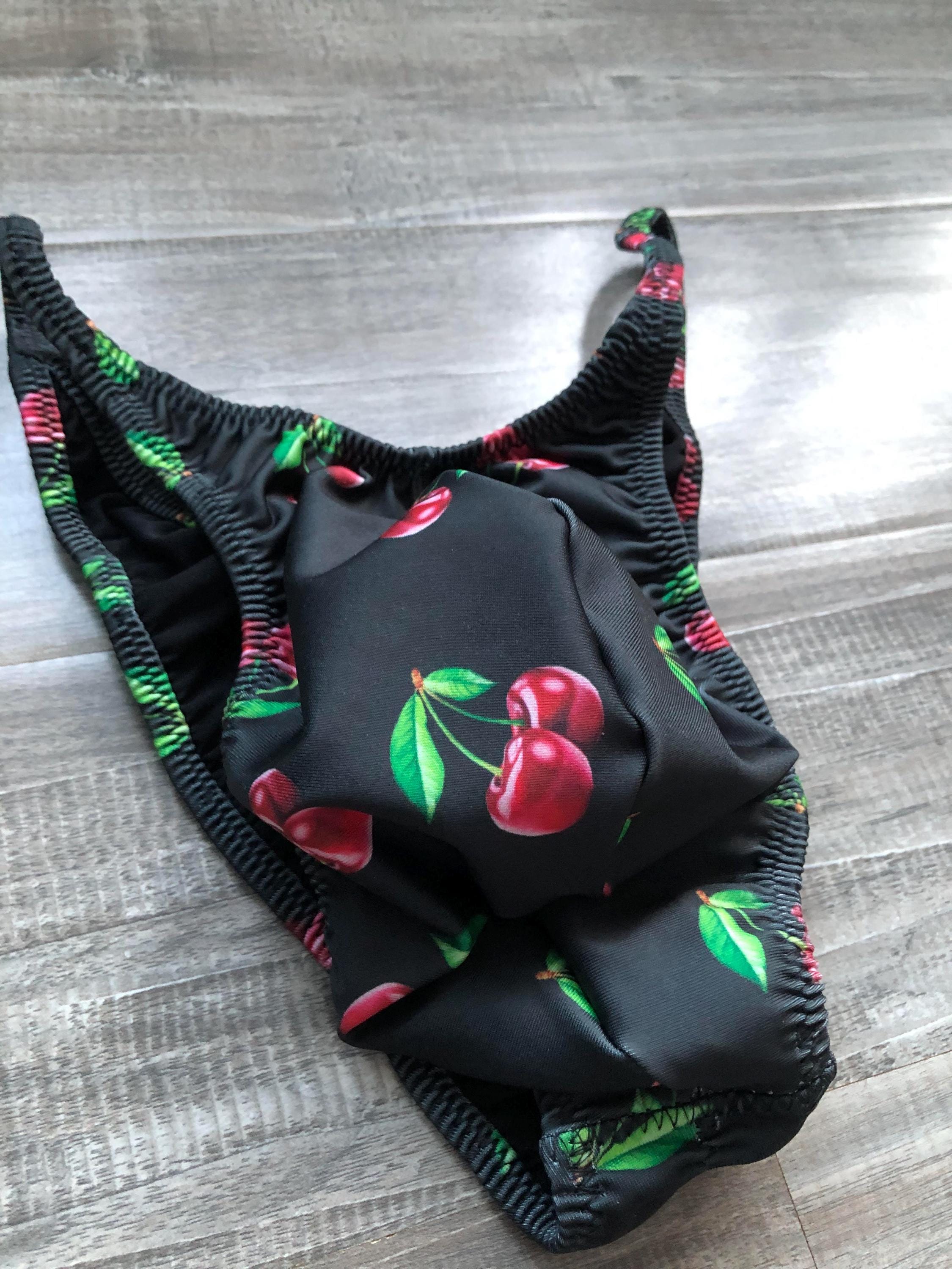 Custom Men's Bodybuilding Competition Trunks - Cherries