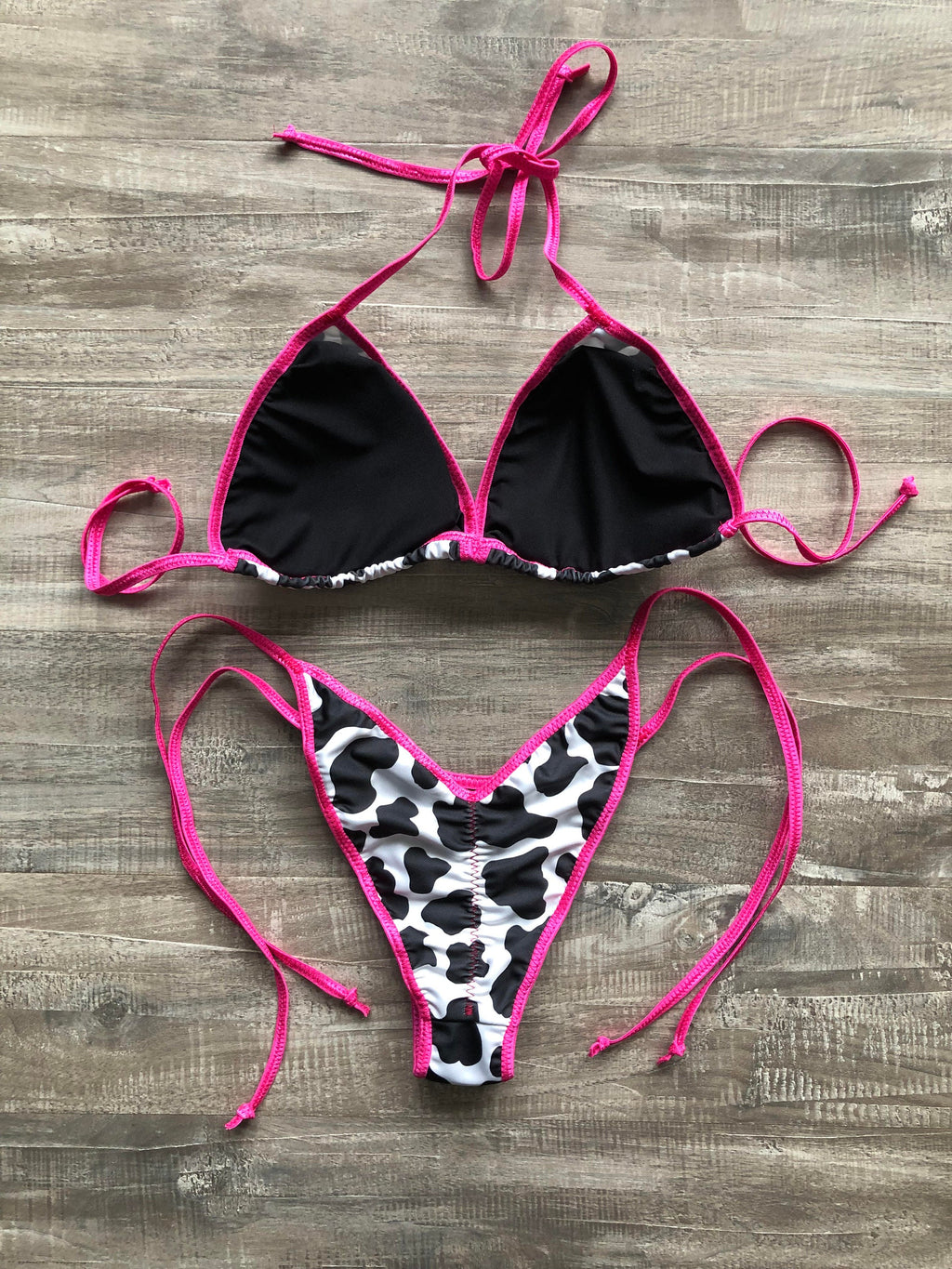 Practice Posing Suit - Cow Print - NPC IFBB OCB