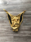 Custom Men's Bodybuilding Competition Trunks - Gold