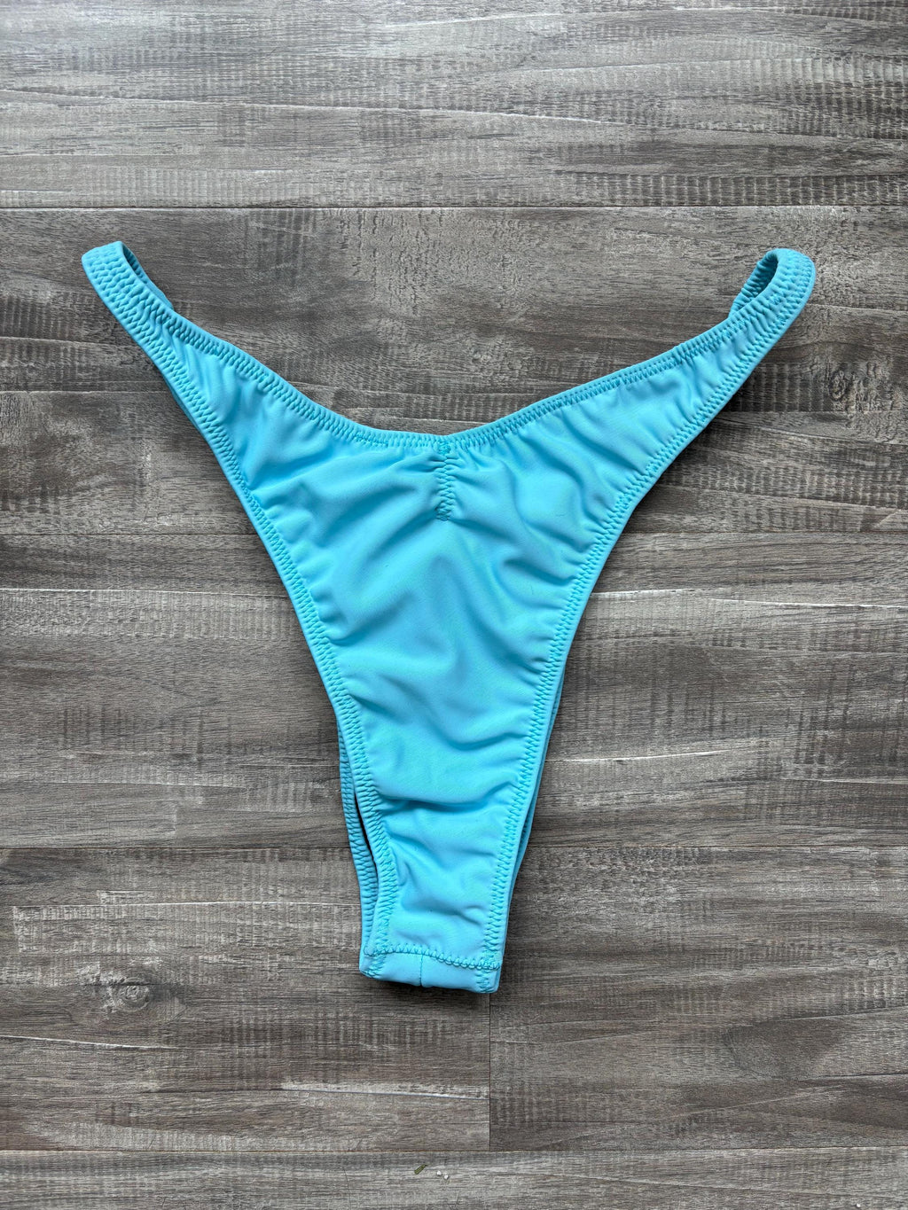 Custom Men's Bodybuilding Competition Trunks - Matte Baby Blue