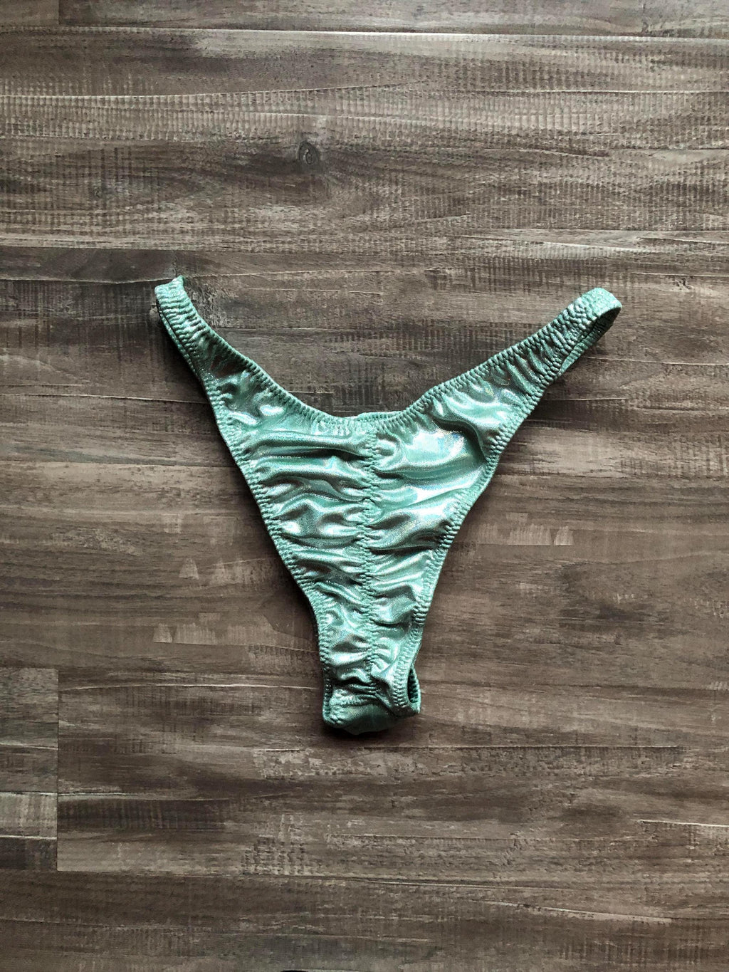 Custom Men's Bodybuilding Competition Trunks - Seafoam